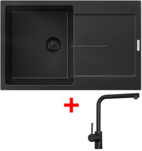 Sinks ULTIMA 790 BL Pureblack + ELKA černá matná 